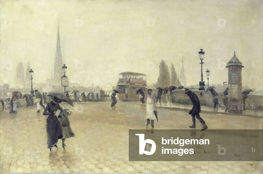 The Pont Corneille, Rouen, 1891 (oil on canvas)