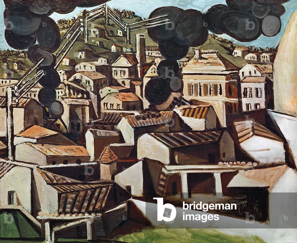 Fumo a Vallauris, 1951 (olio su tela)