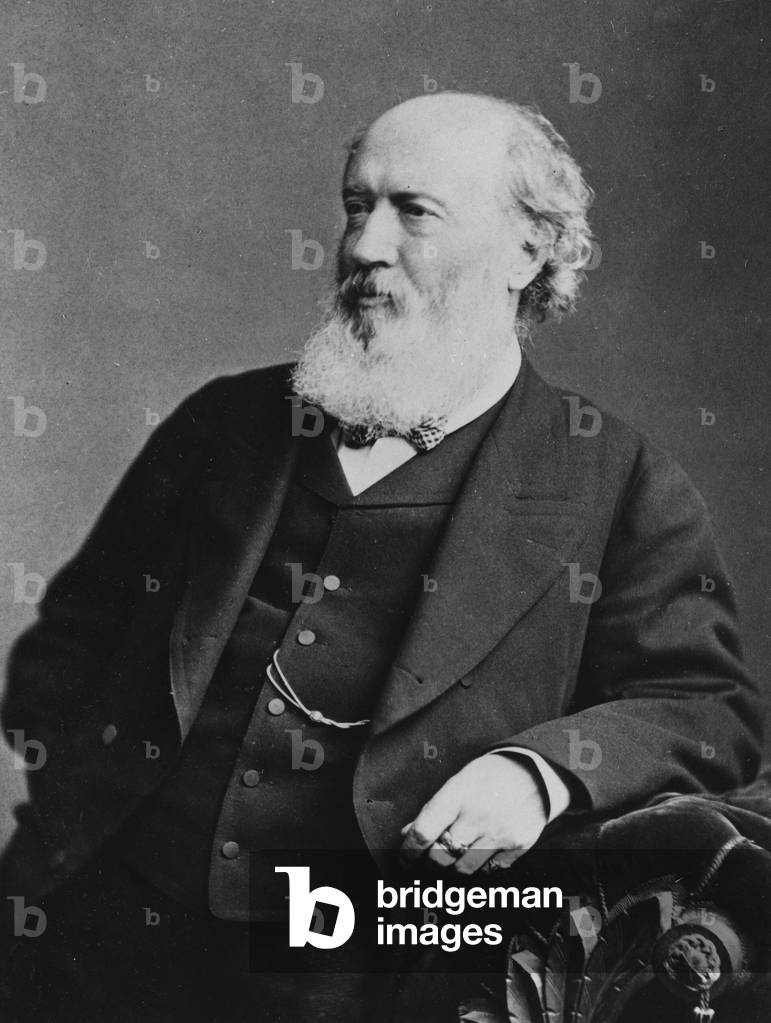 Portrait of Sir John Gilbert (b/w photo)