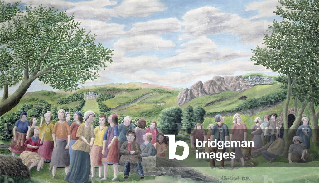 Country Reunion, 1953 (oil on canvas)