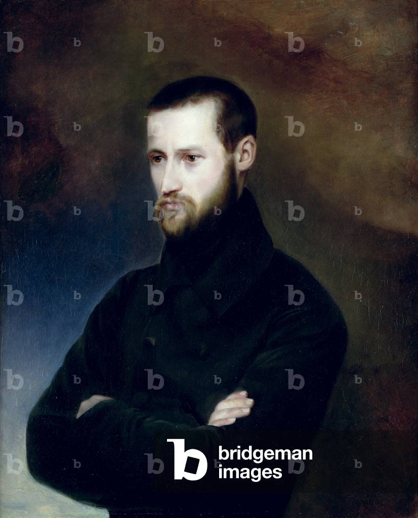 Portrait of Louis-Auguste Blanqui (1805-81) c.1835 (oil on canvas)