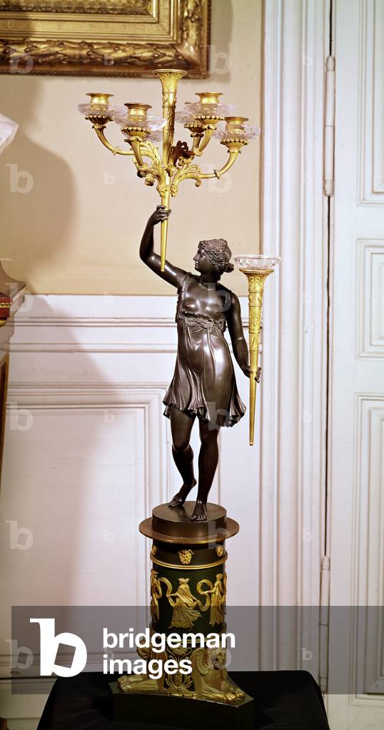 Image de Arts décoratifs représentant Candélabre (bronze), 19th Siècle par French School