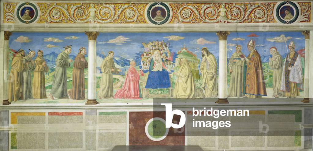 Virgin Surrounded by Donors and Saints, 1503 (fresco)