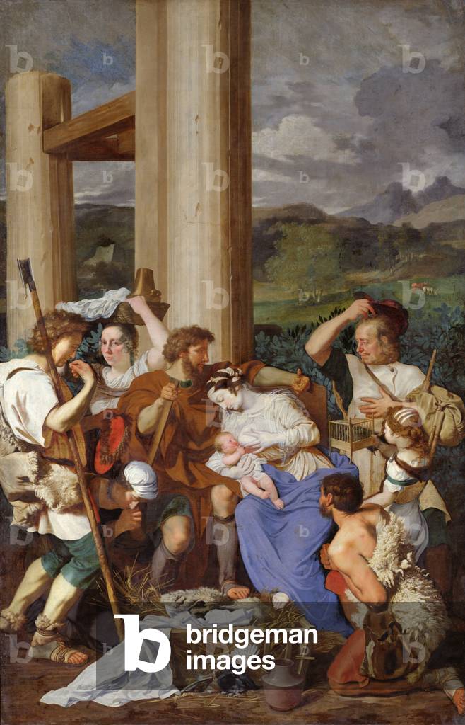 Adoration of the Shepherds (oil on canvas)