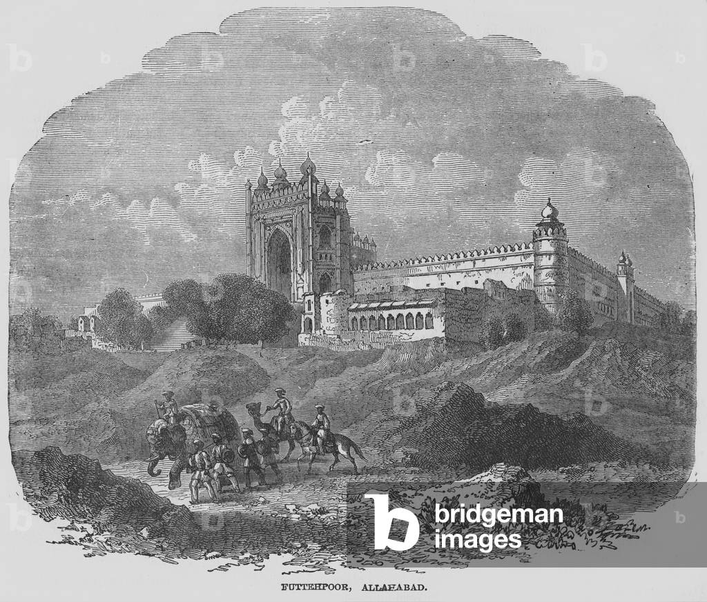 Futtehpoor, Allahabad (engraving)