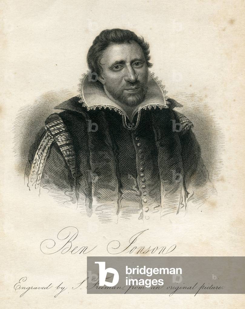 Ben Jonson (1572-1637) (engraving)
