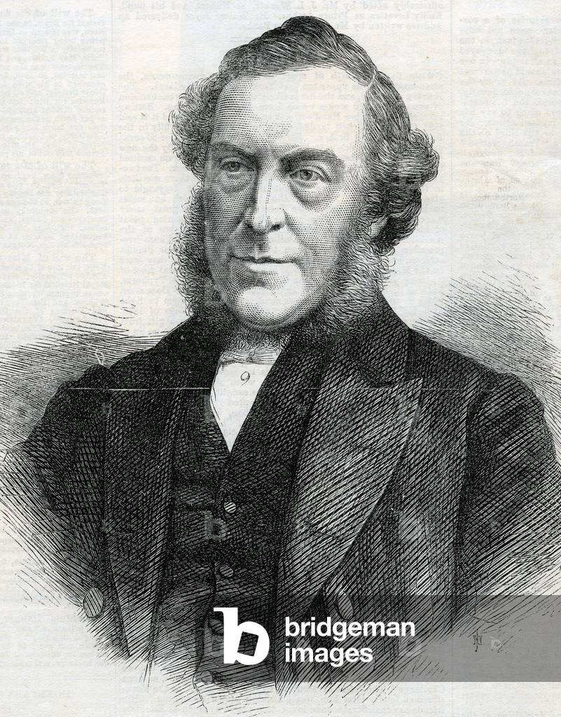 The Reverend John Bedford, President of the Wesleyan Methodist Conference, , 1867 (engraving)