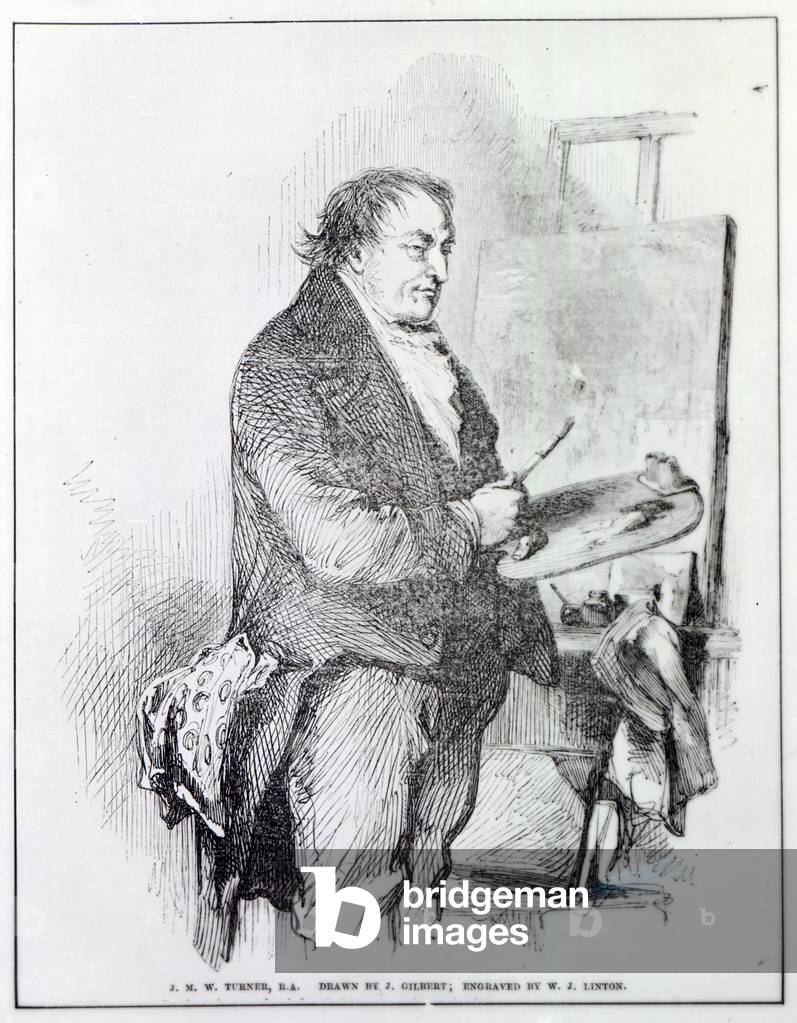 Joseph Mallord William Turner, engraved by W.J. Linton, c.1837 (engraving)