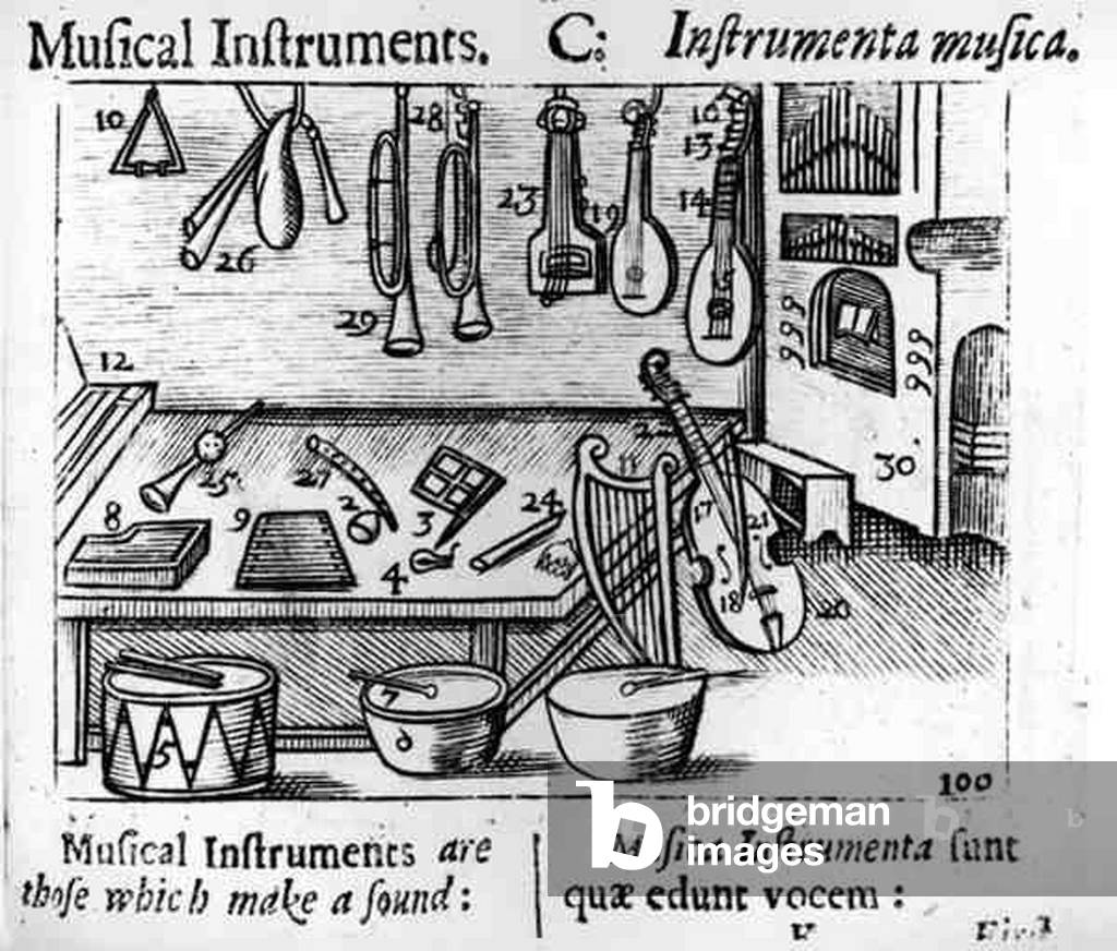 Musical Instruments (engraving)