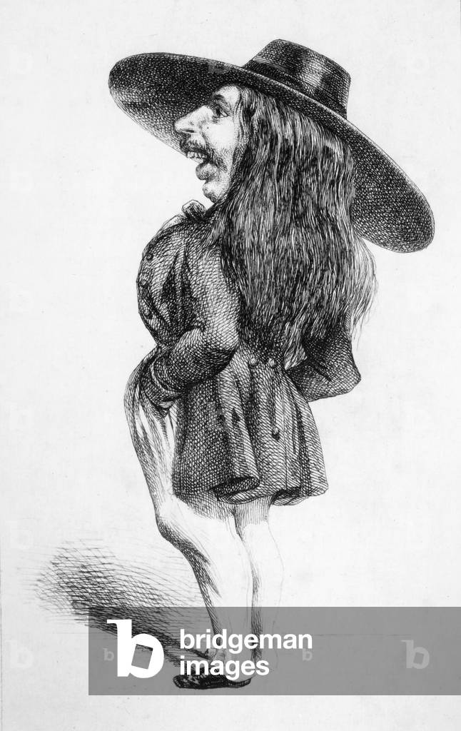 Theophile Gautier (1811-72) (engraving)