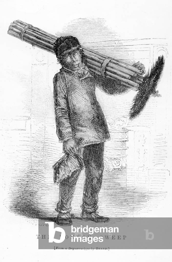 The London Sweep, from the daguerreotype by Richard Beard, illustration from 'London Labour and London Poor' by Henry Mayhew, pub. 1862 (litho)