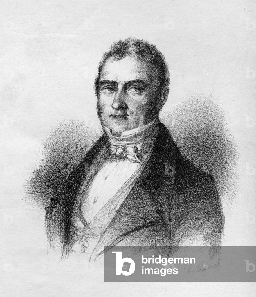 Portrait of Jacques Laffitte (engraving)