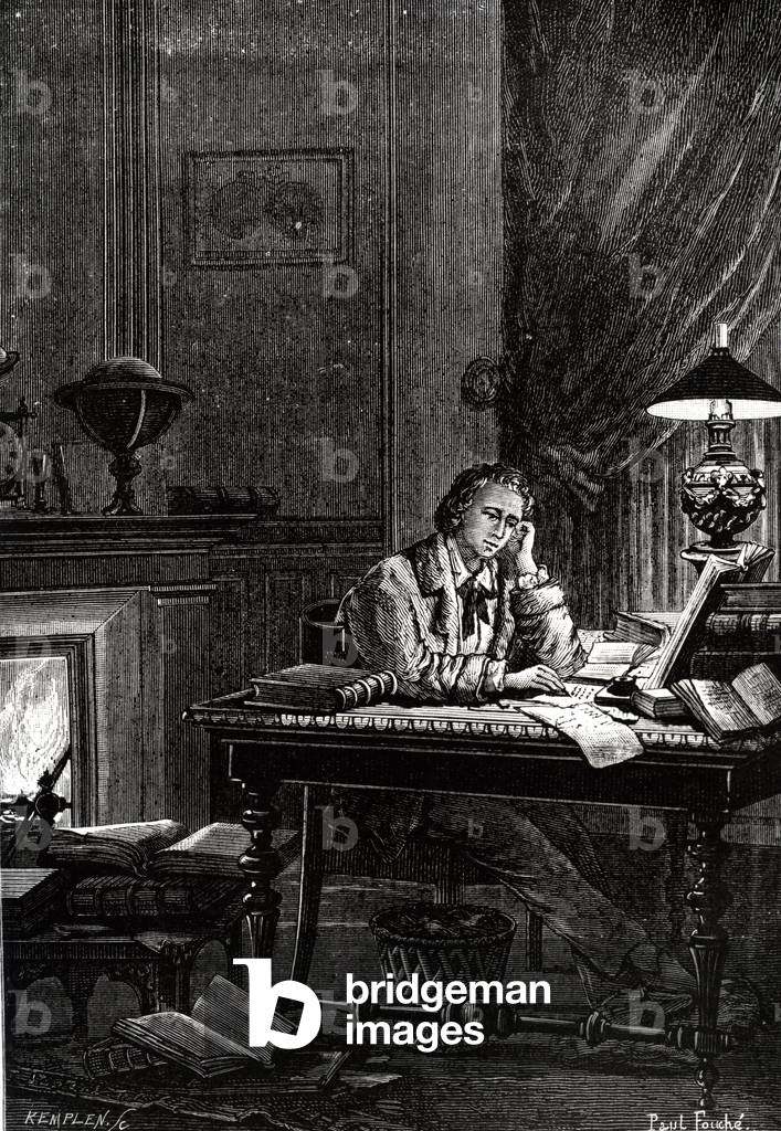 Urbain Le Verrier (1811-1877), c.1880 (engraving)