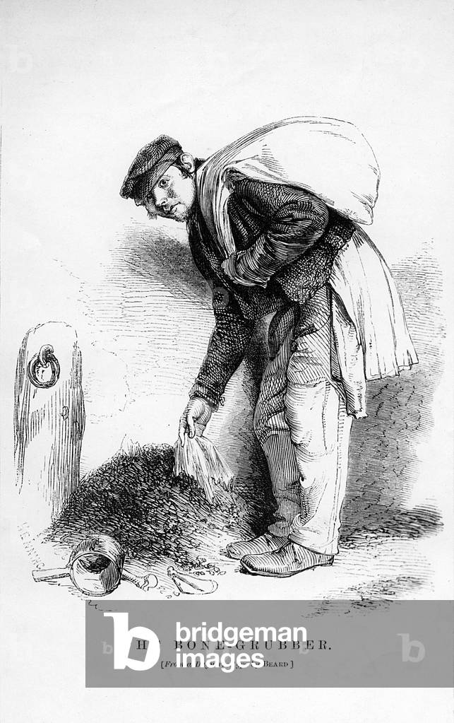 The Bone-Grubber, 1862 (litho)