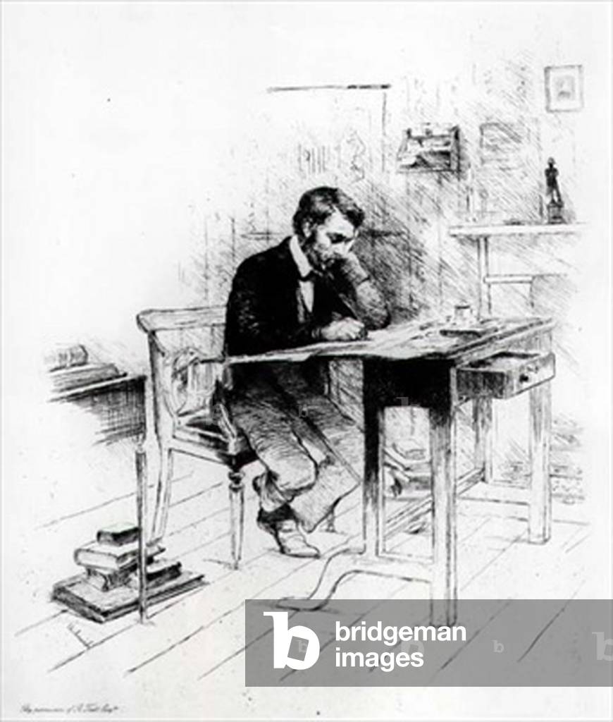 Thomas Carlyle (1795-1881) (engraving)