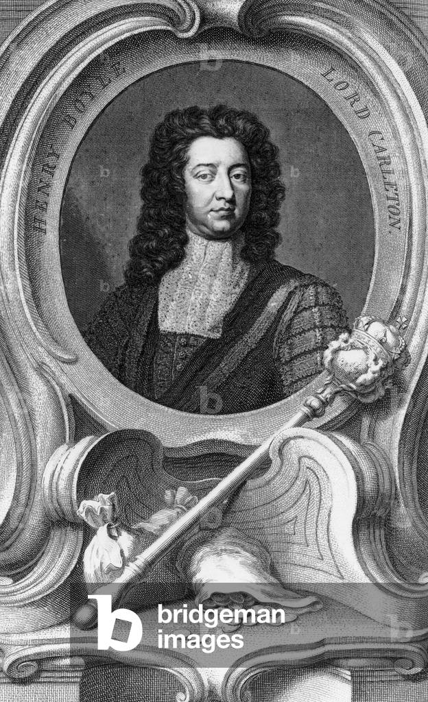 Henry Boyle, Lord Carleton engraved by Jacobus Houbraken, 1740 (engraving)