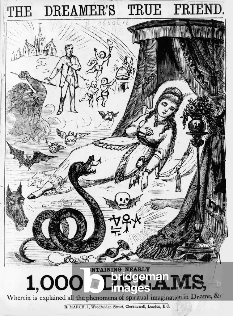 The Dreamer's True Friend, 1874 (engraving)