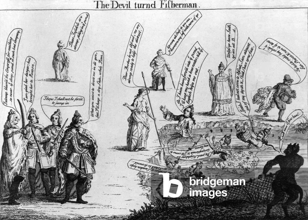 The Devil turned Fisherman, c.1757 (etching)