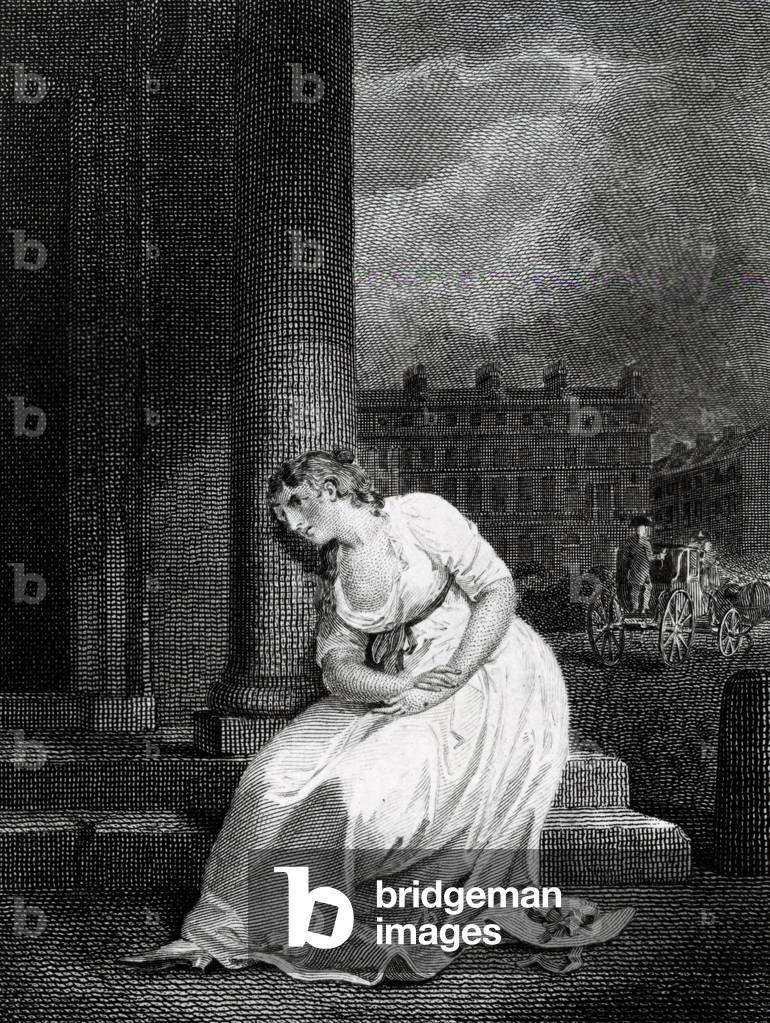 Illustration to Du Roveray's edition of Oliver Goldsmith's Poem 'The Deserted Village', 1800 (engraving)