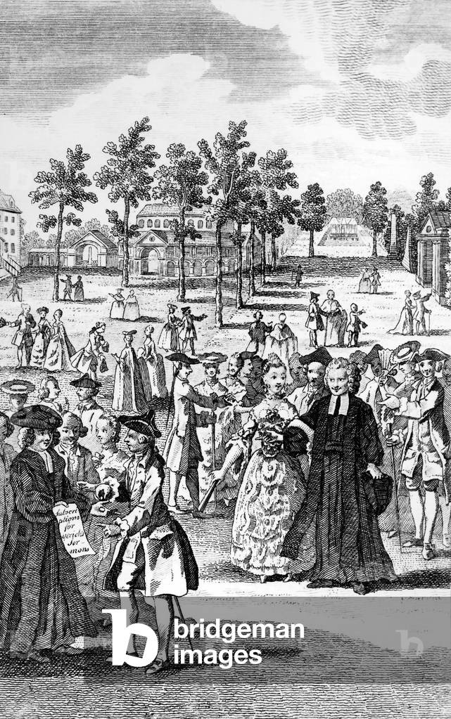 Laurence Sterne (1713-68) (engraving)