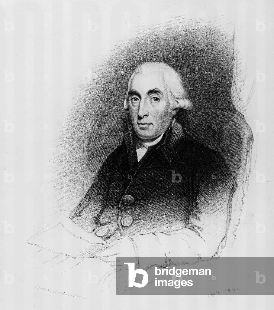 Portrait of Joseph Black (1728-99) (engraving)