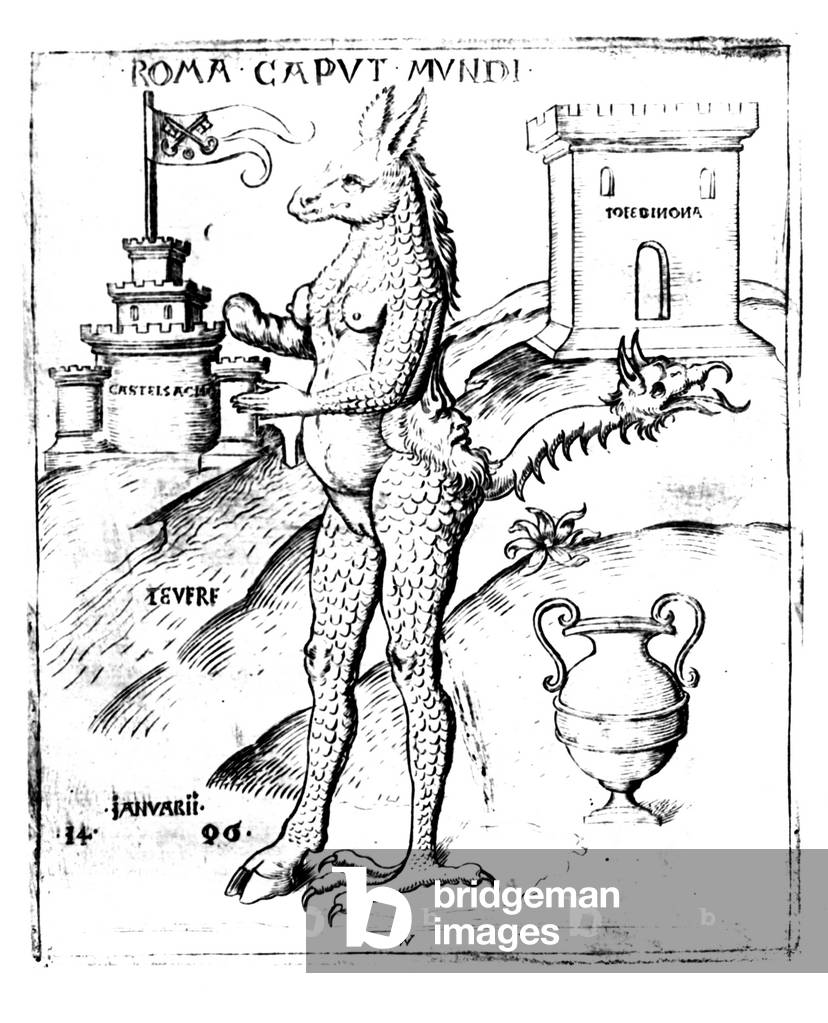 Rome, Capital of the World, 1596 (engraving)