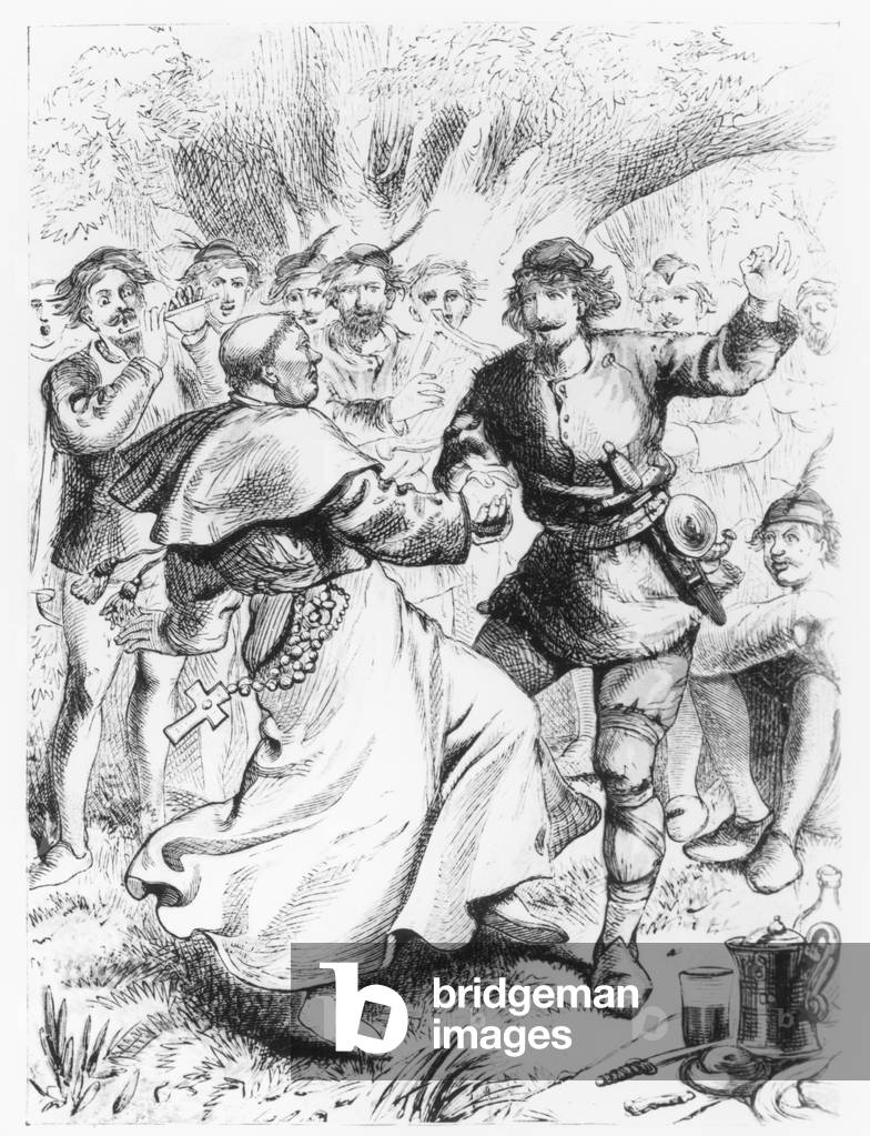 Robin Hood and the Bishop (engraving)