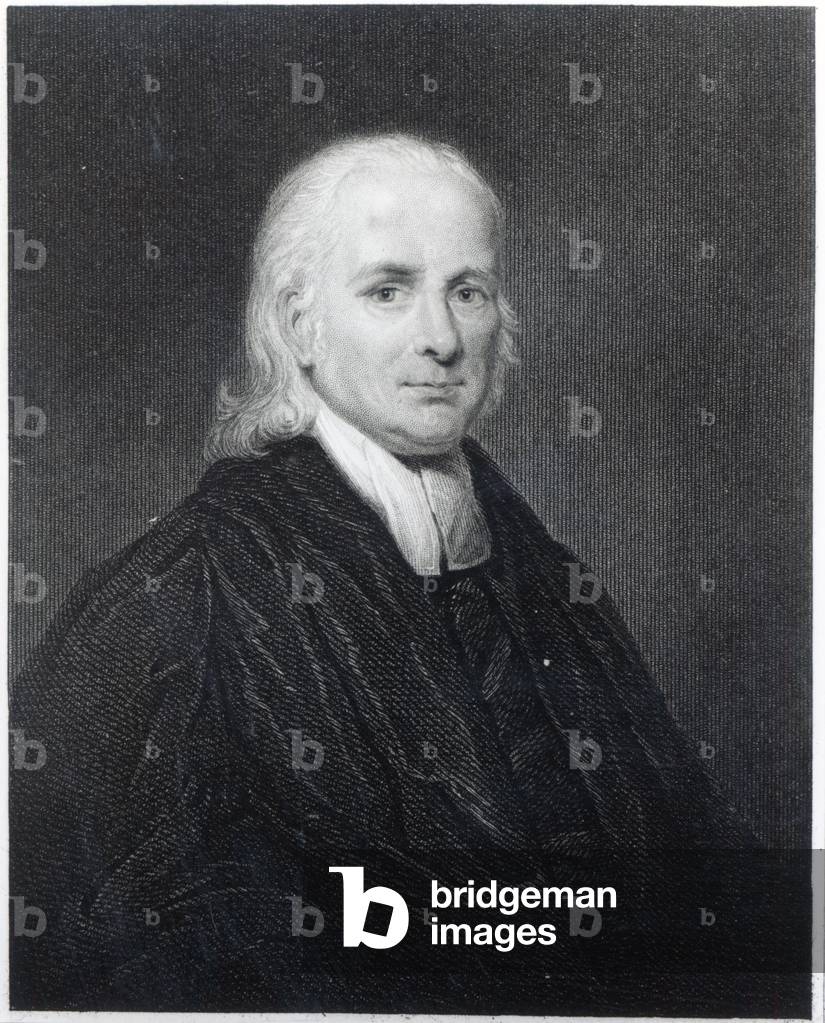 Rev Friedrich Schwartz, engraved by Edward Scriven (engraving)
