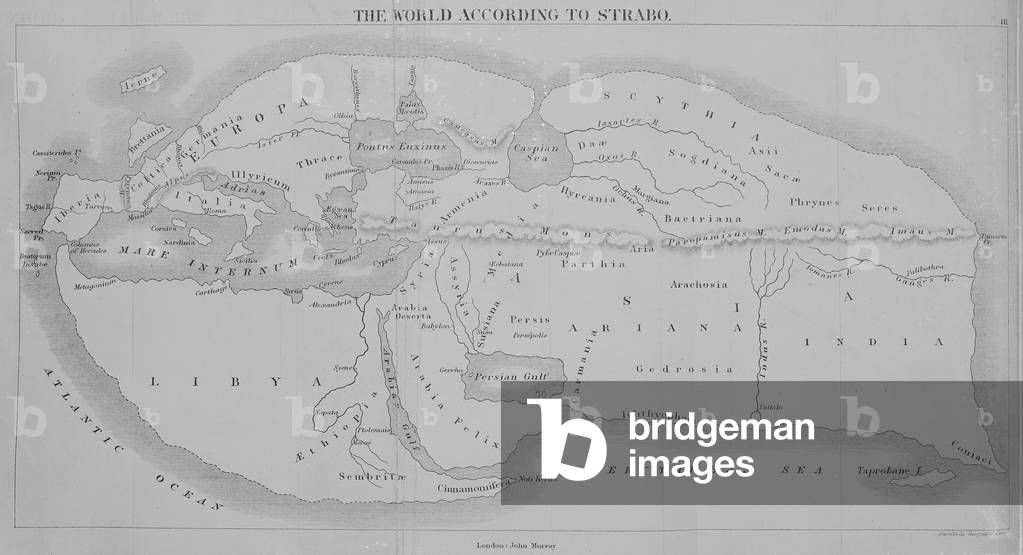 The World According to Strabo (engraving)