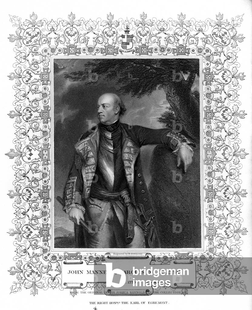 Portrait of John Manners, Marquis of Granby (engraving)