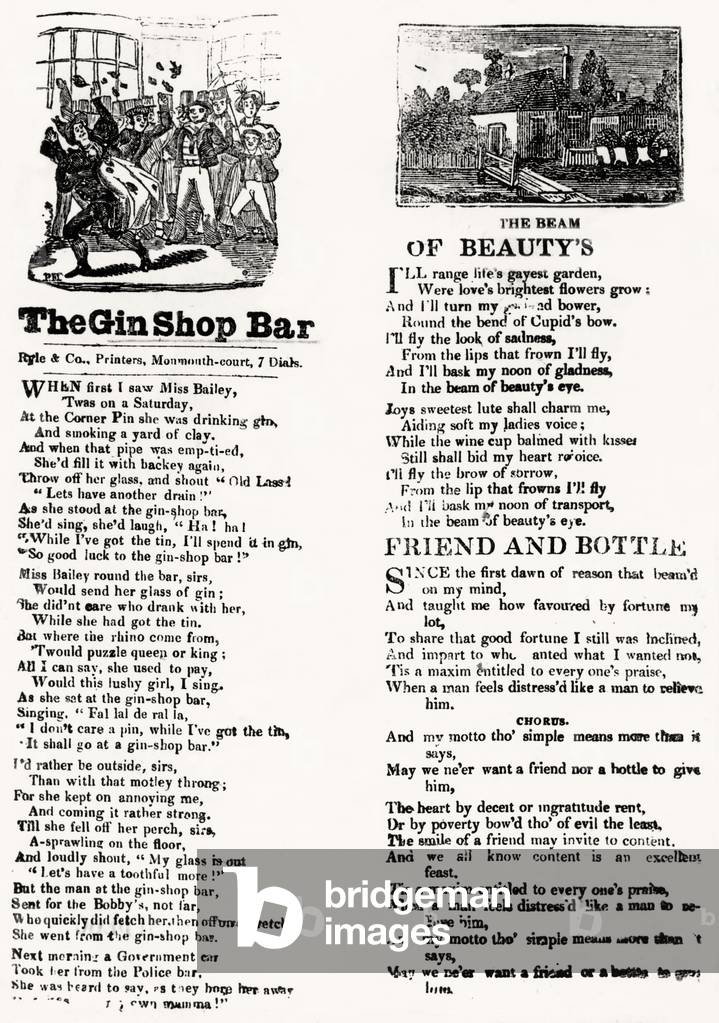 The Gin Shop Bar (engraving)