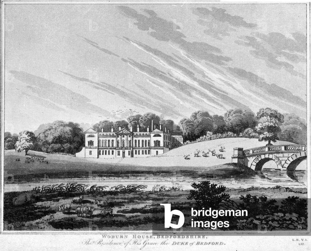 Woburn Abbey, Bedfordshire (engraving)