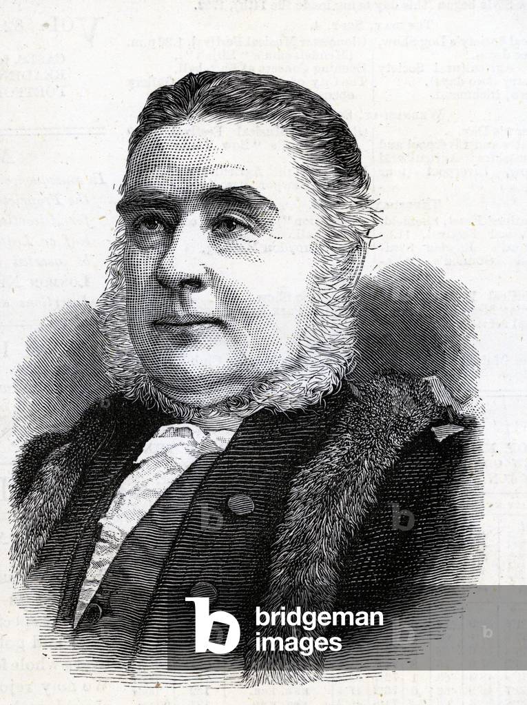 Sir Joseph Devereux (1816-1903) from 'Illustrated London News' September 1885 (engraving) 