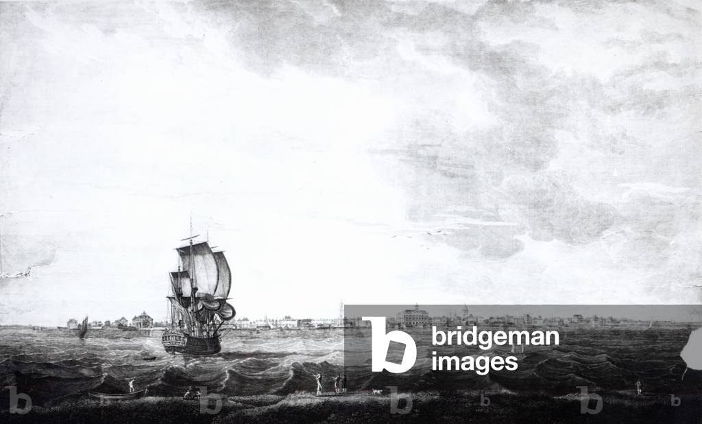 A View of Charles-Town, the Capital of South Carolina, engraved by Samuel Smith, 1776 (engraving)