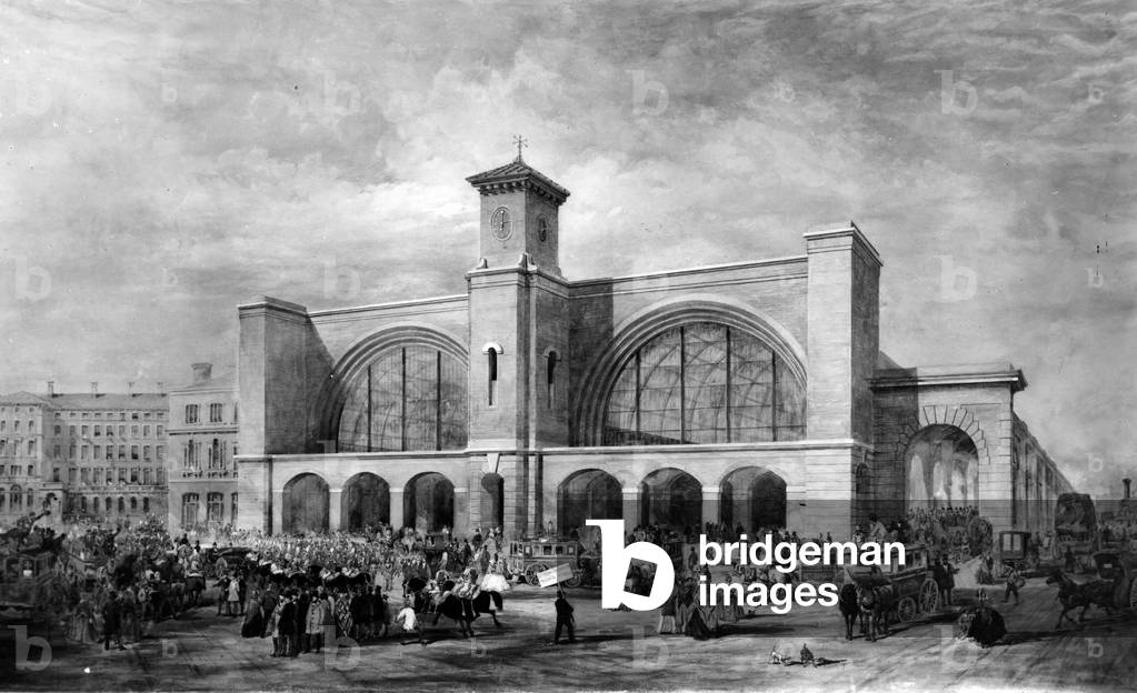 King's Cross Station, c.1852 (engraving)