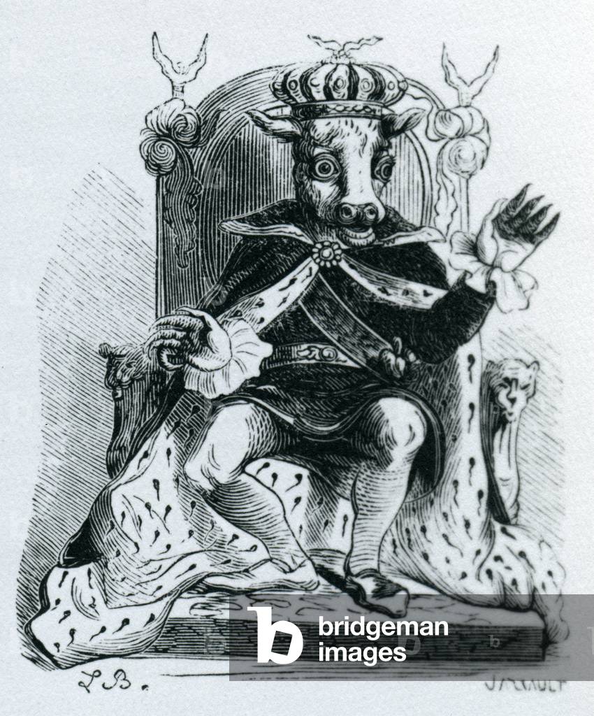 Moloch, illustration from the 'Dictionnaire Infernal' by Jacques Albin Simon Collin de Plancy, 1863 (engraving)