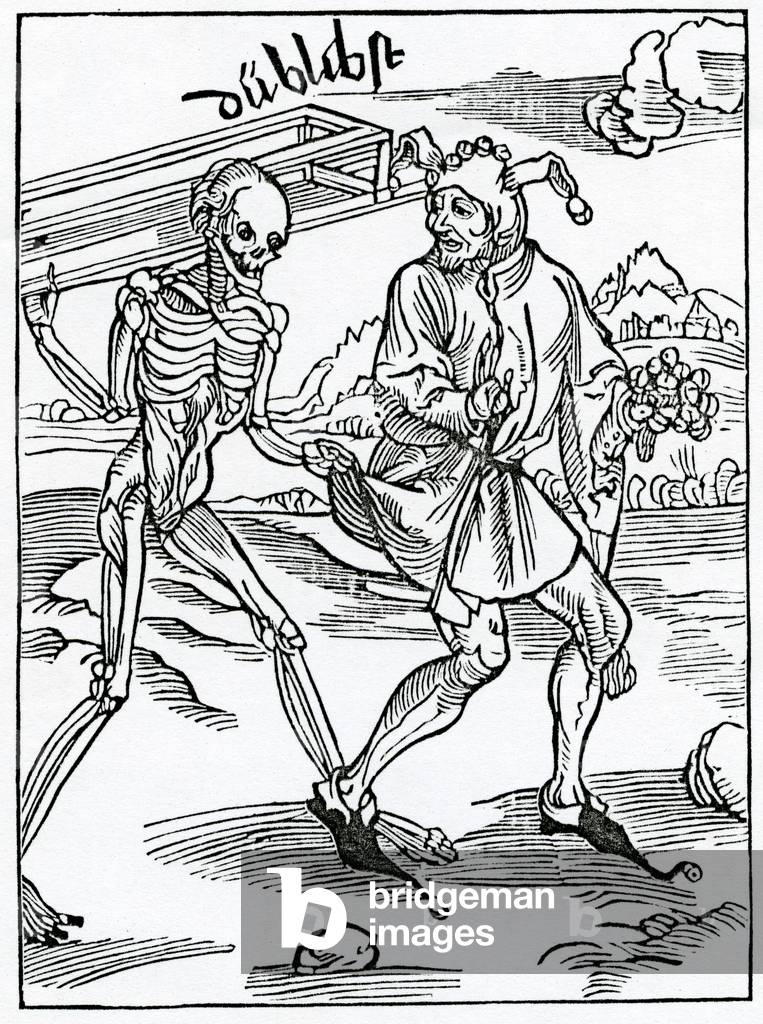Of folys that despyse deth makynge no prouysion therfore, illustration from Alexander Barclay's English translation of 'The Ship of Fools', from an edition published in 1874 (engraving)