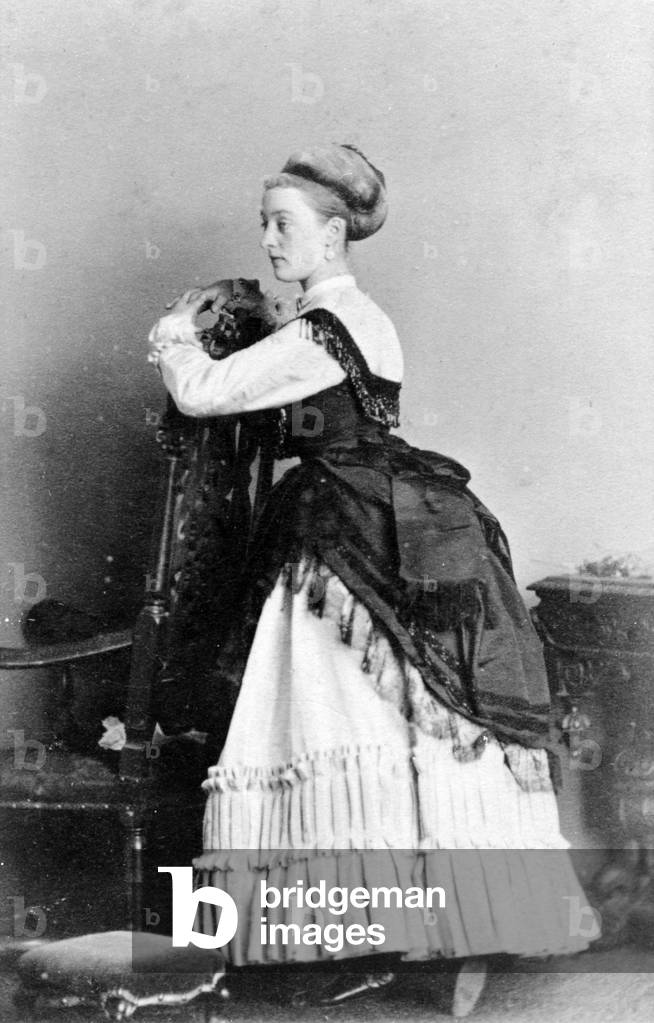 The Marchioness of Hastings, c.1860s-70s (b/w photo)