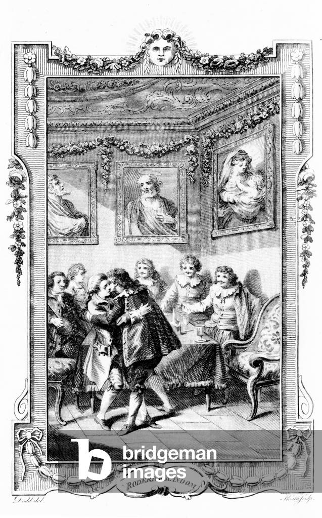 Illustration to 'Roderick Random' by Tobias Smollett, engraved by James Heath, 1780 (engraving)