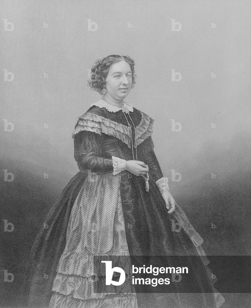 Miss Louisa Pyne, da 'The Drawing-Room Ritratto Galleria di Emminent Personages', 1861 (acciaio incisione)