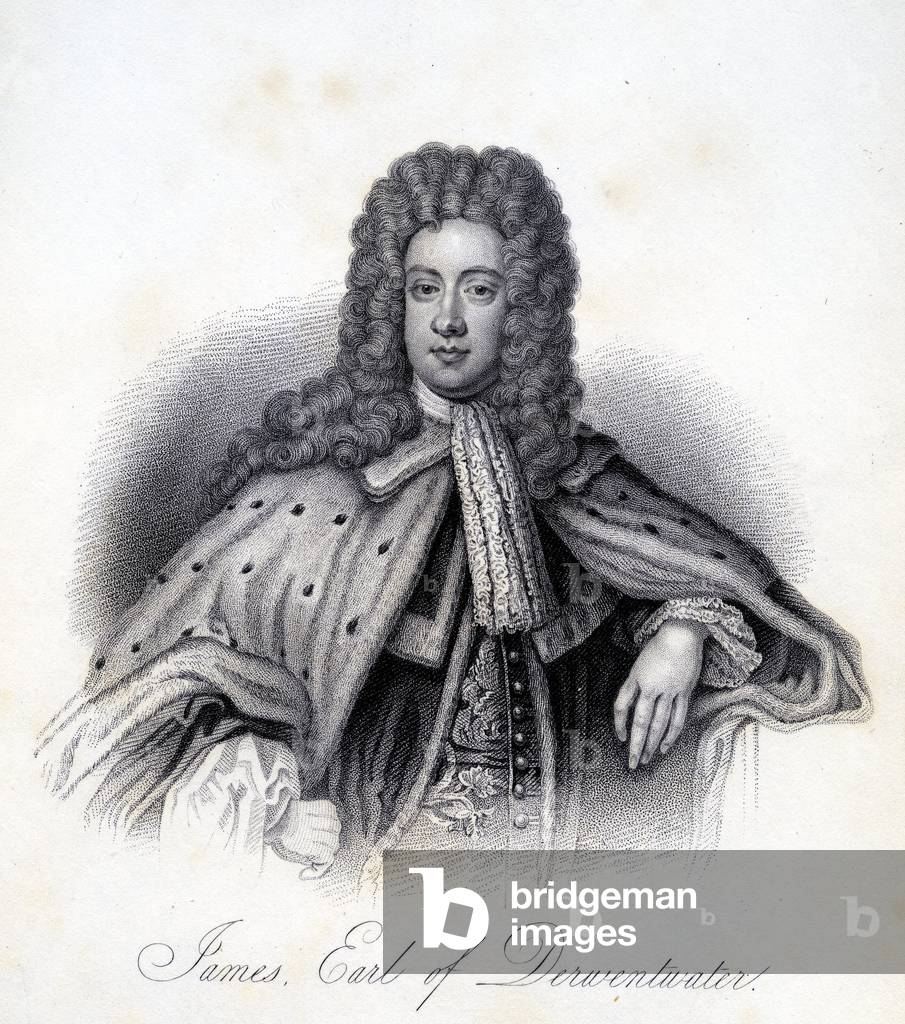 James Radclyffe, 3rd Earl of Derwentwater (1689-1716) (engraving)