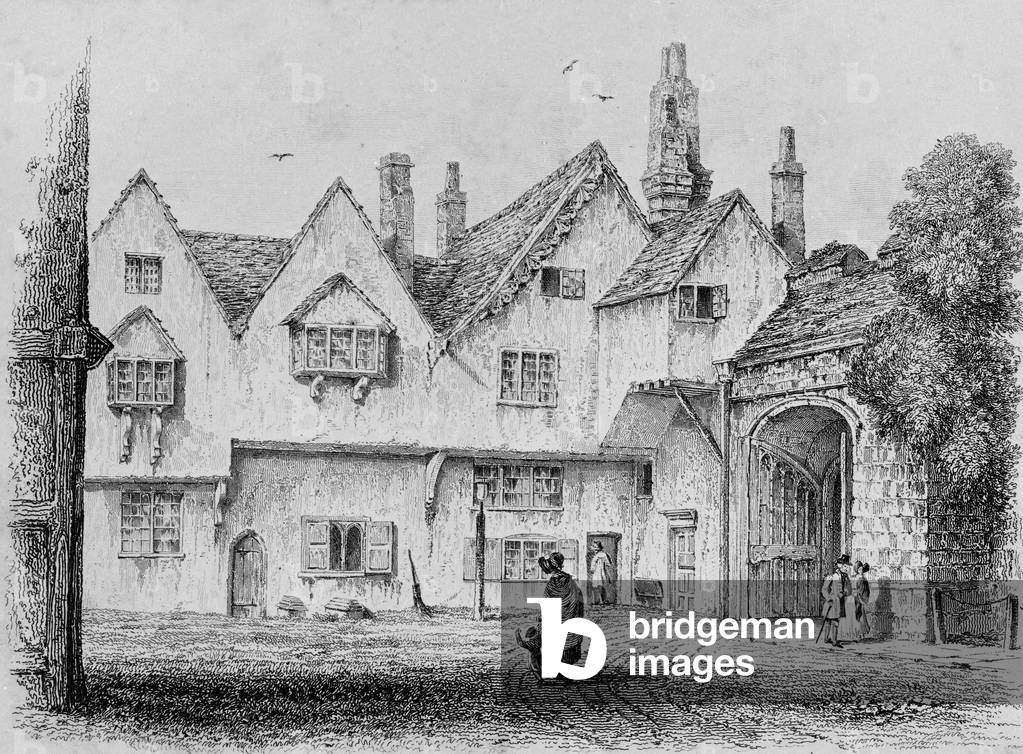 Cheney Court Winchester, c.1830 (engraving)