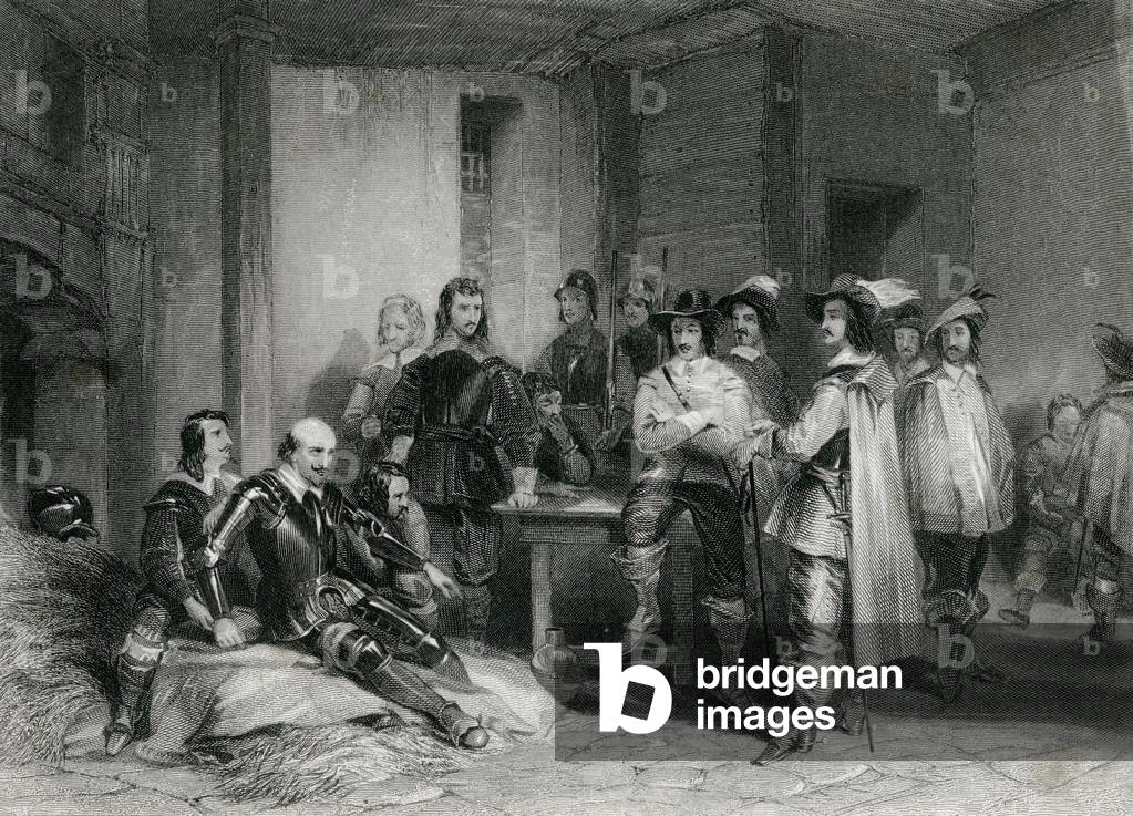 Death of the Earl of Lindsey (engraving)