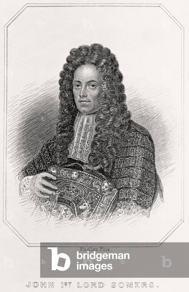 Portrait of John Somers, 1835 (litho)