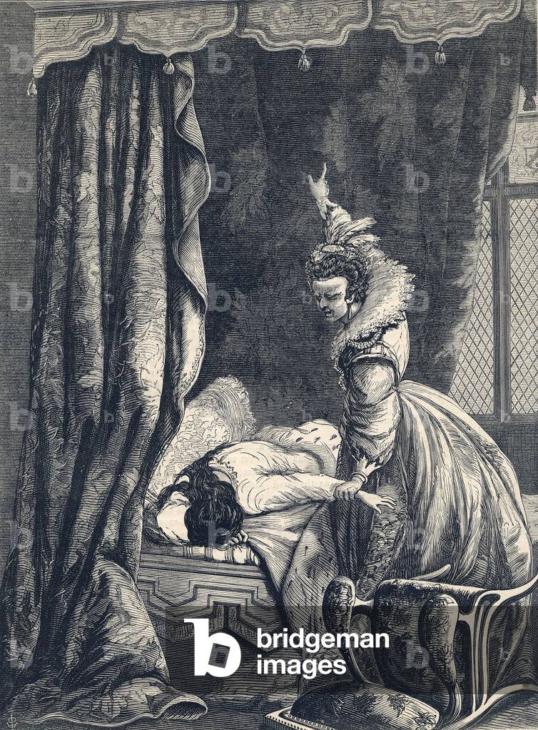 Confession of the Countess of Nottingham, 1865 (engraving)