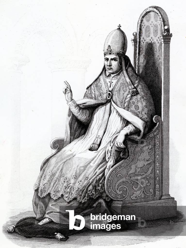 Pope Sylvester II (engraving)