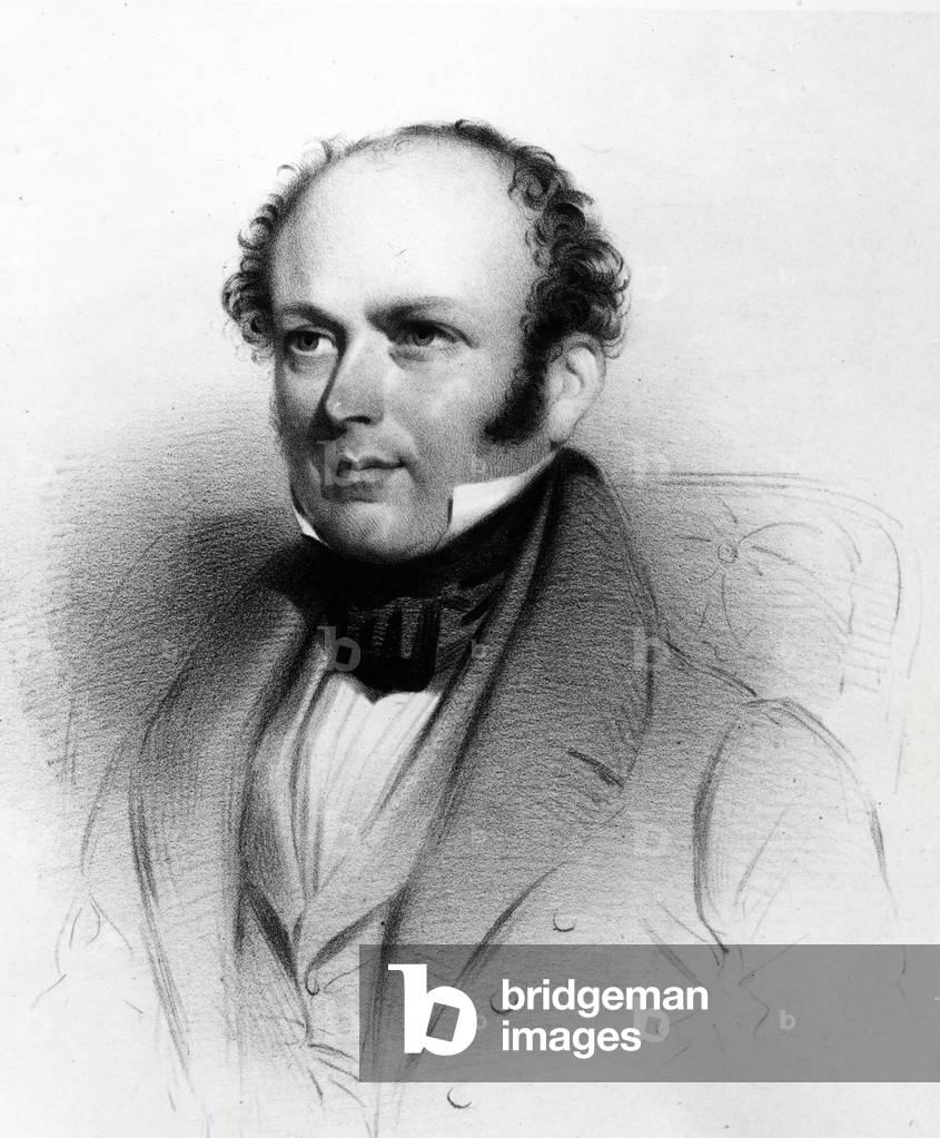 Sir John Francis Davis, 1st Baronet (1795-1890), c.1840 (engraving)