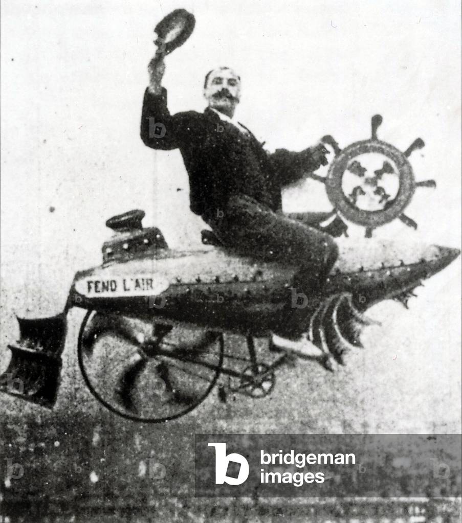 Ferdinand Zecca in 'Conquering the Skies', 1901 (b/w photo)