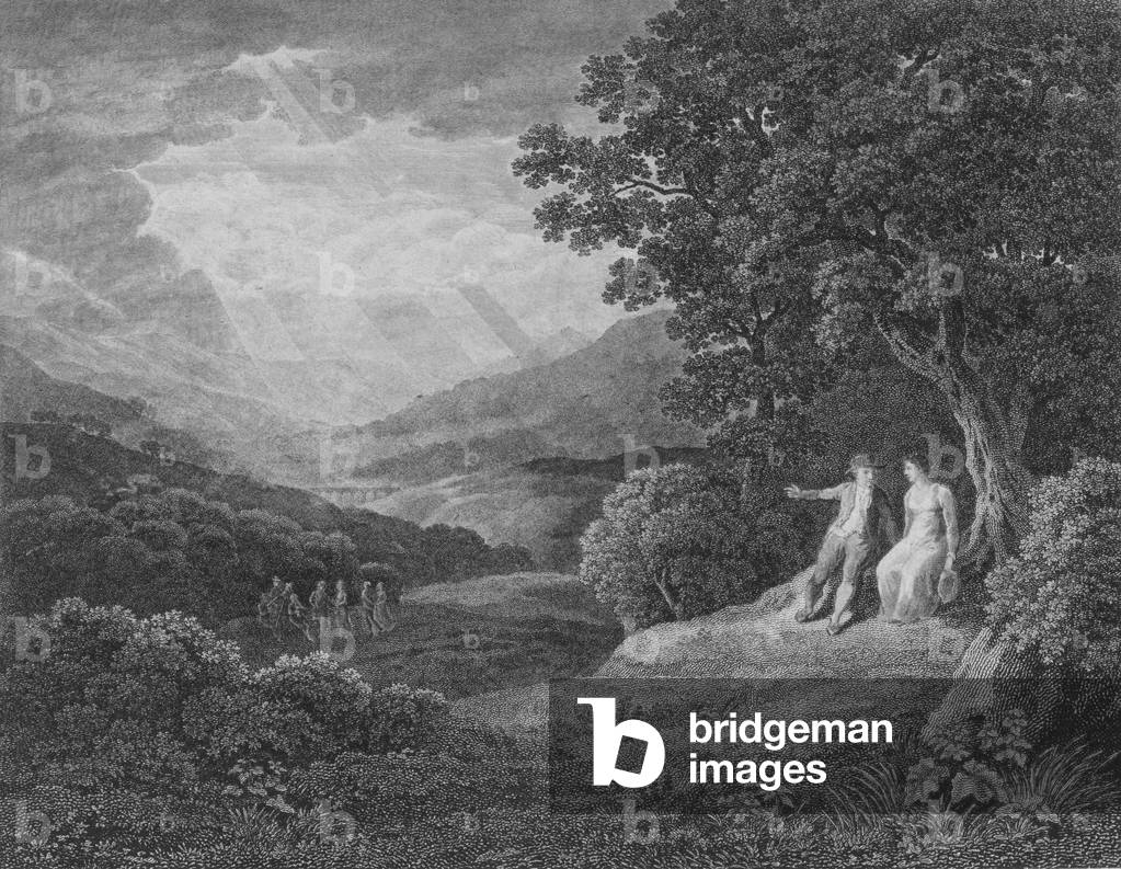 Llangollen Vale, 1809 (engraving)