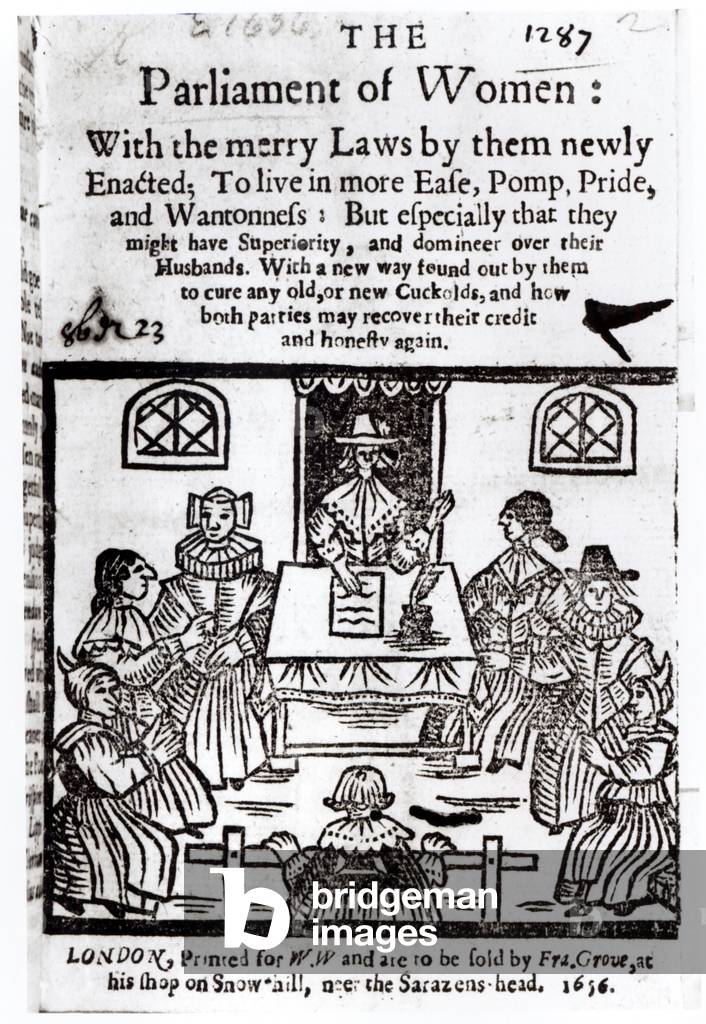 The Parliament of Women, 1656 (engraving)